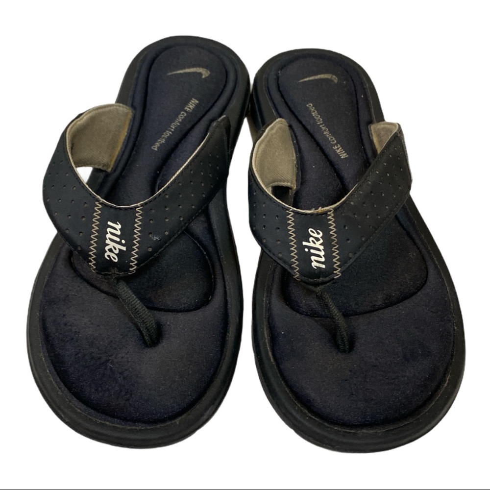 Nike Flip Flops thongs Black